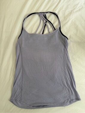 lululemon athletica Lavender Strappy Back Tank Top